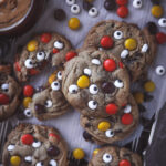 Reeses Pieces Peanut Butter Halloween Cookies