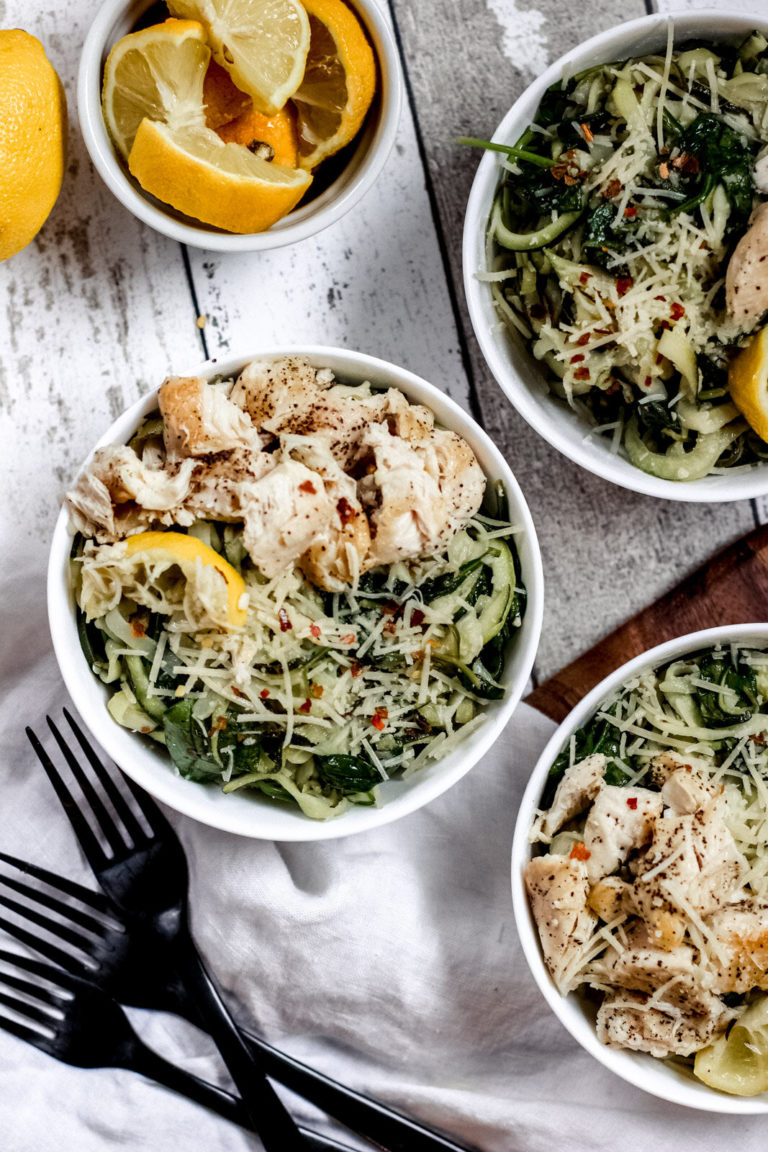 Lemon Butter Chicken Zoodles Lolo Home Kitchen