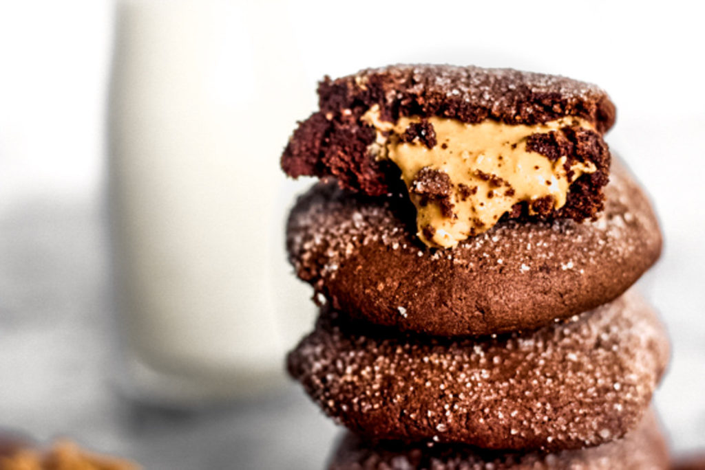 Peanut Butter Filled Chocolate Cookies Lolo Home Kitchen
