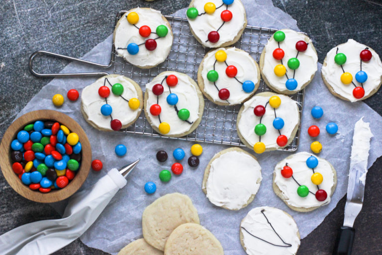 Christmas Light Sugar Cookies