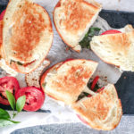 Mozzarella Basil Tomato Sandwiches