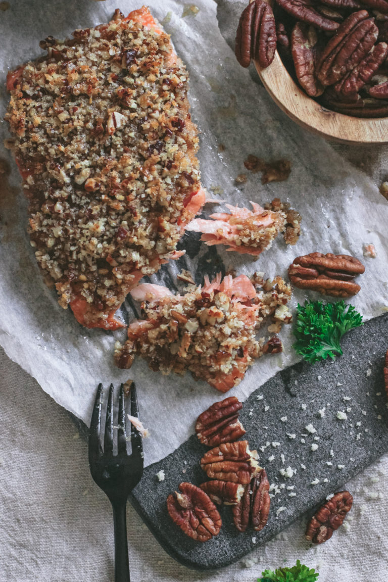 pecan crusted salmon recipe