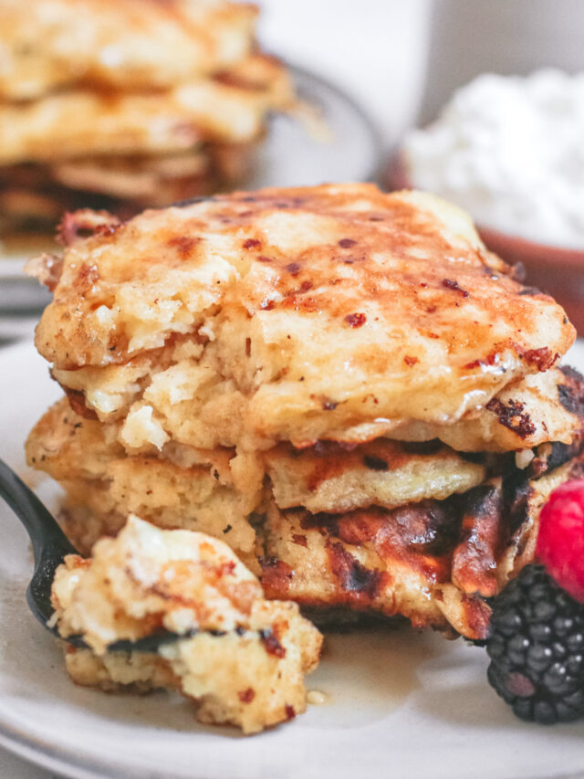 Cottage Cheese Pancakes