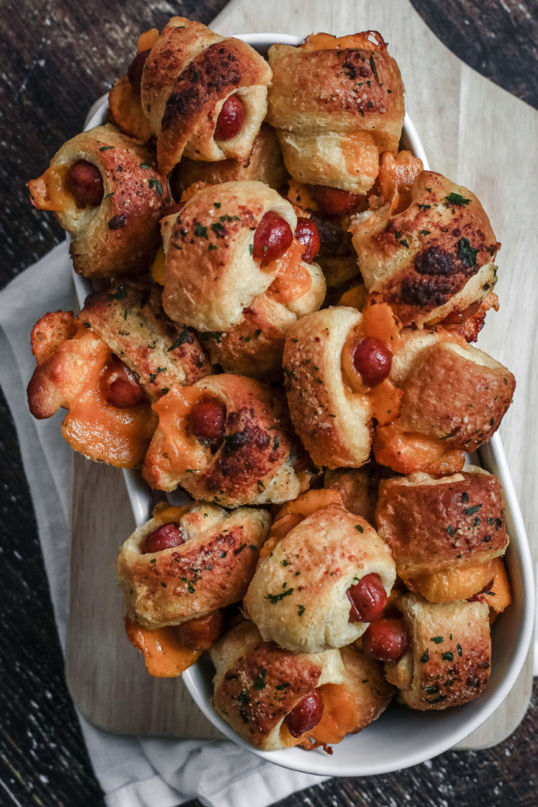 Cheesy pigs in a blanket recipe