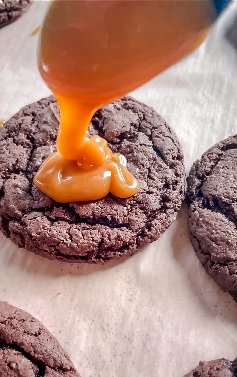 Chocolate Peanut Butter Cookies recipe