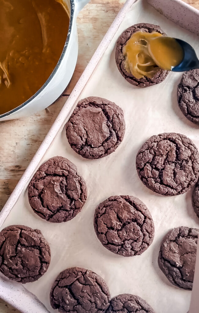 Chocolate Peanut Butter Cookies recipe