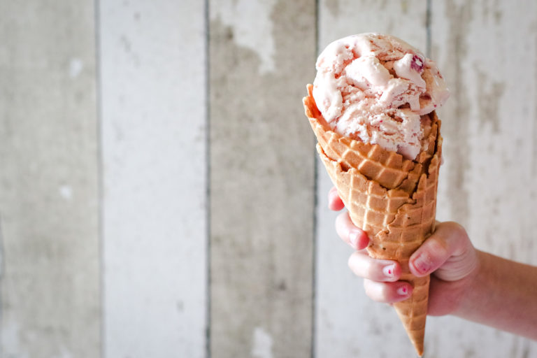 strawberry custard ice cream recipe