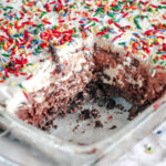 view of an ice cream cake layers