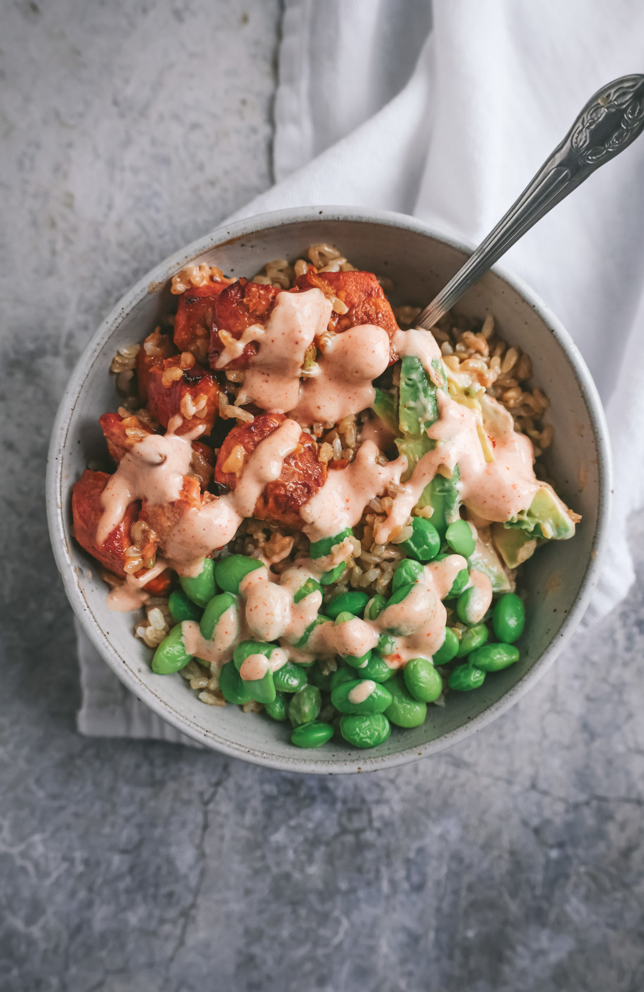 Air Fryer Salmon and Rice Bowl - Lolo Home Kitchen