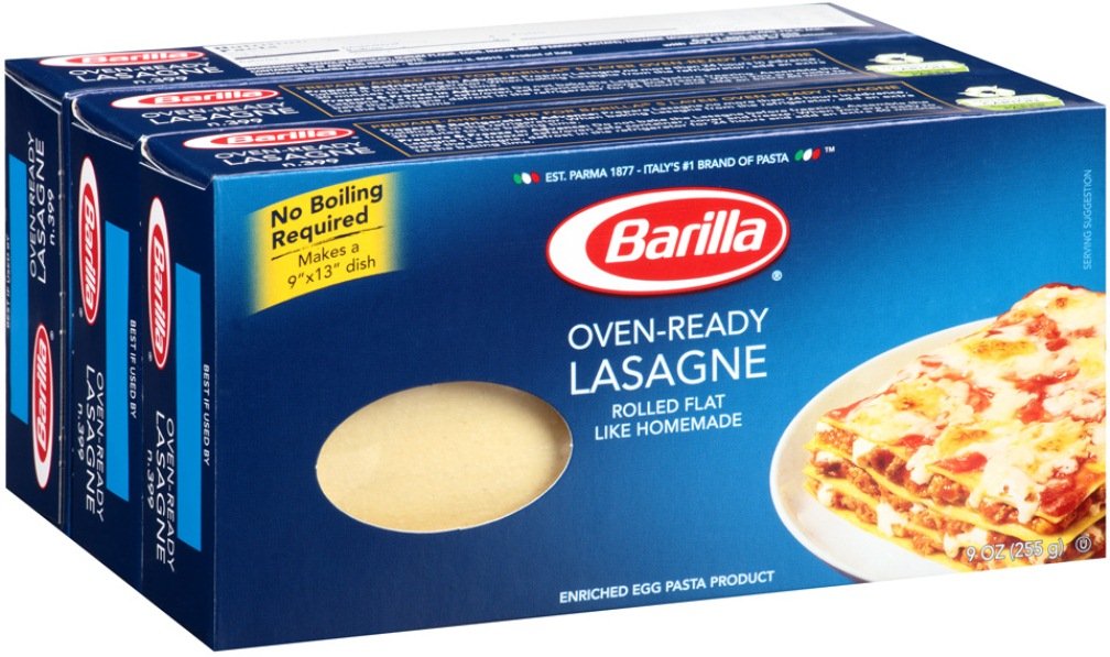 oven ready lasagna noodles