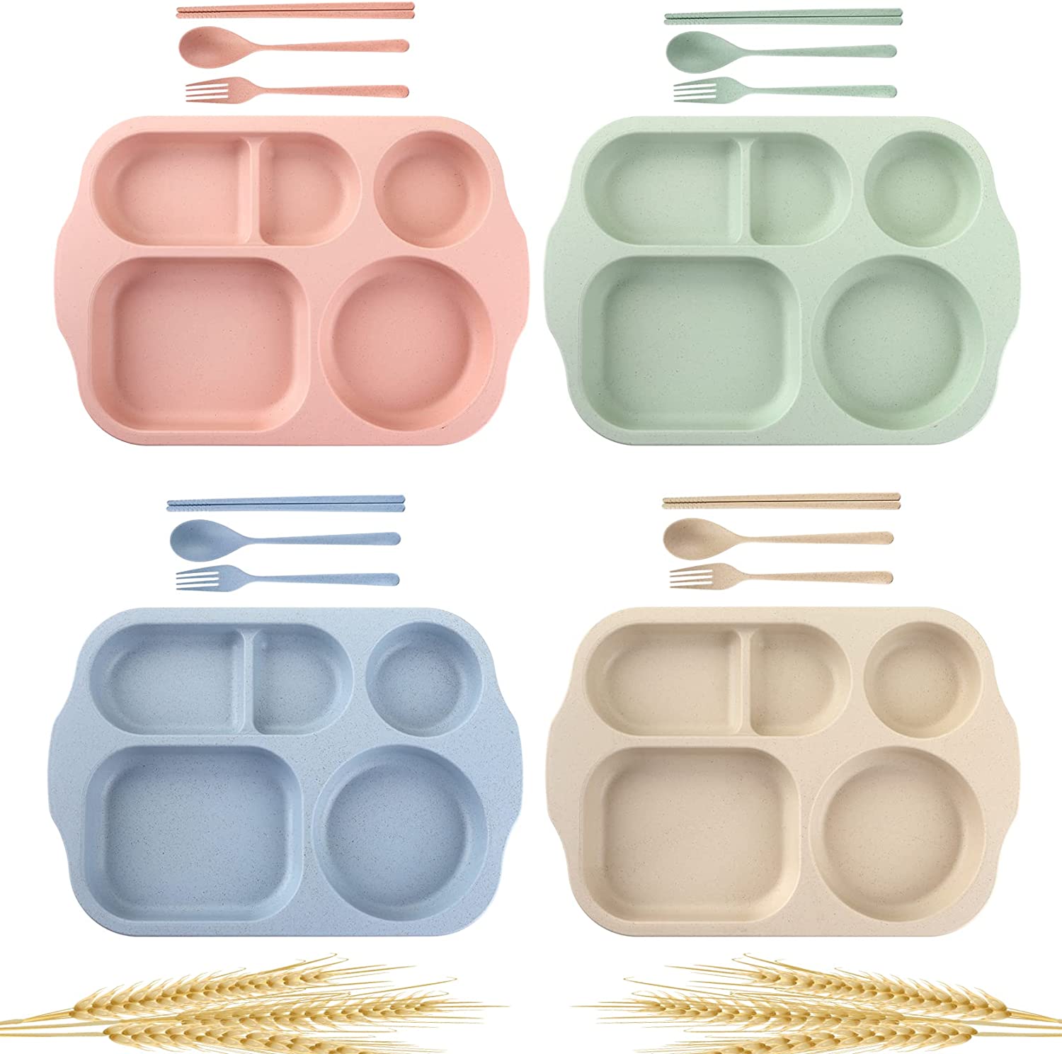 photo of kid plates with compartments