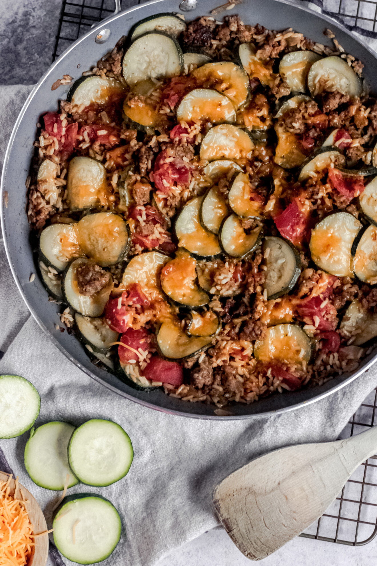 Zucchini and Sausage Stovetop Casserole Lolo Home Kitchen