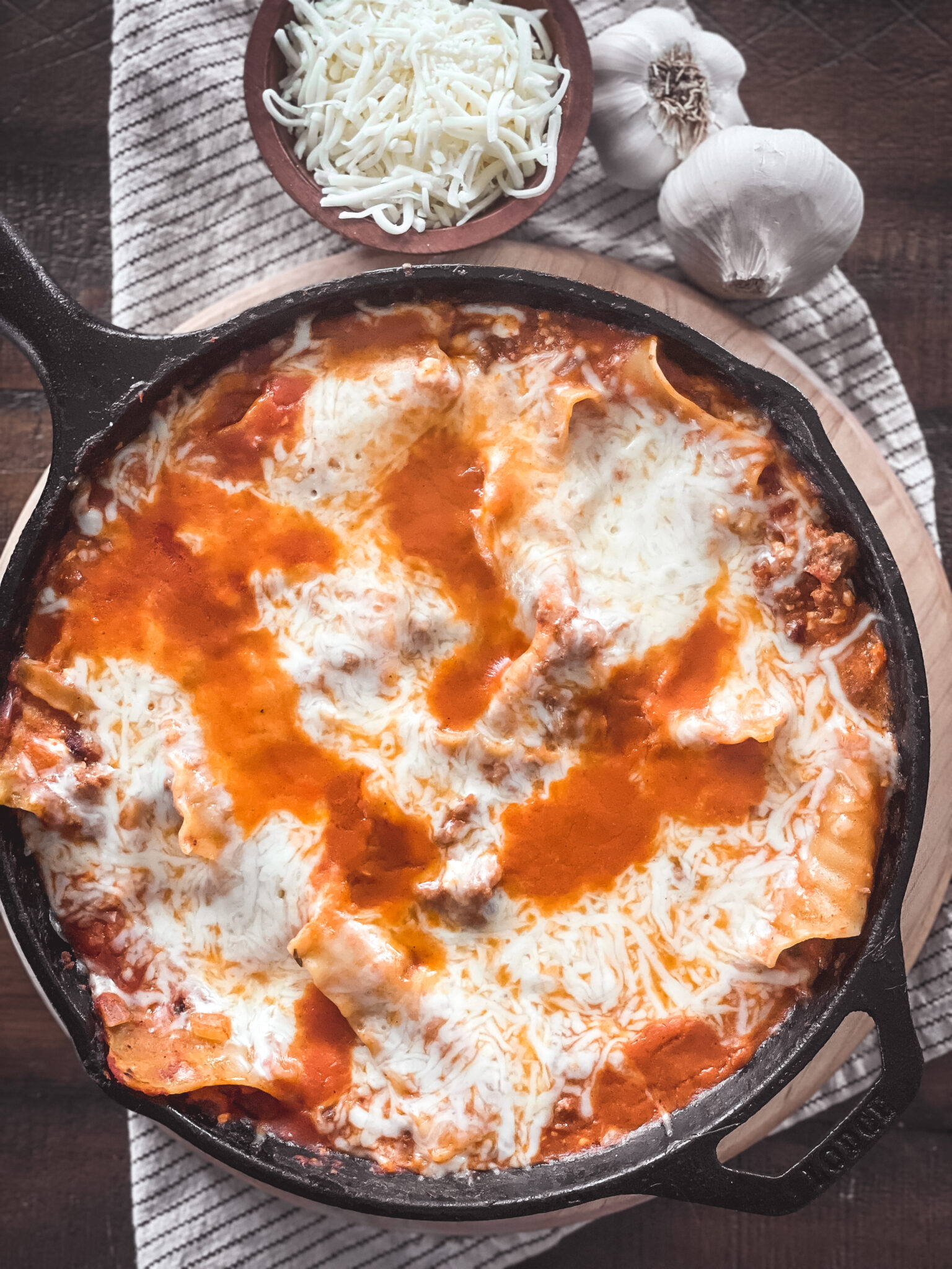 One Pan Lasagna Skillet Lolo Home Kitchen