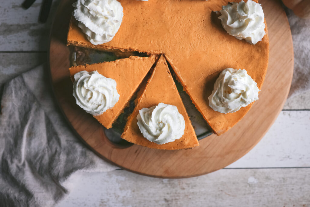 Pumpkin Cheesecake with Gingersnap Crust Recipe