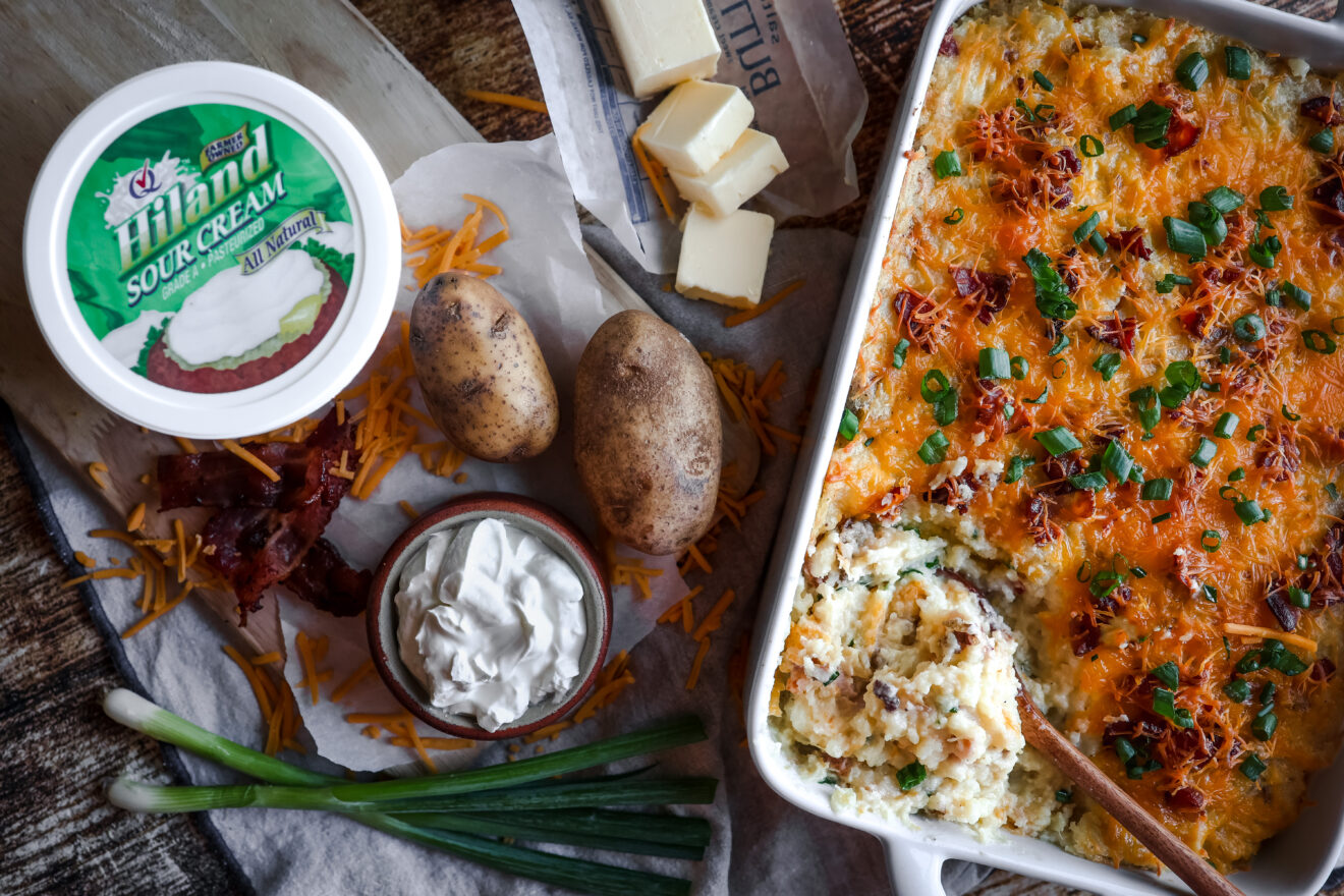 Twice Baked Potato Casserole - Lolo Home Kitchen