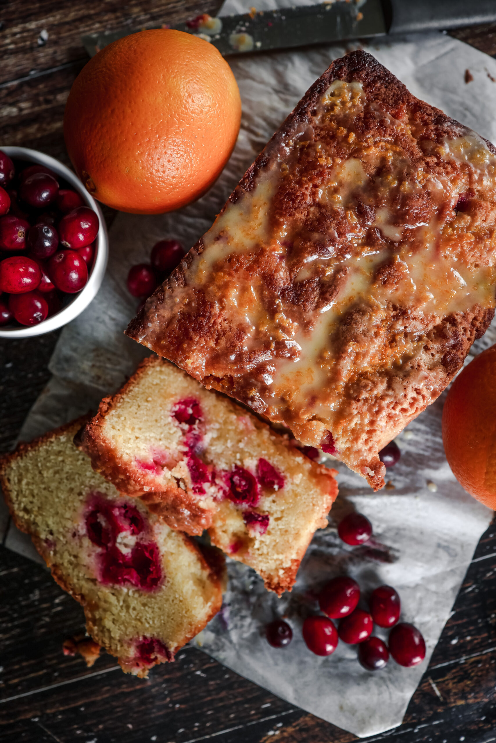 Cranberry Orange Pound Cake