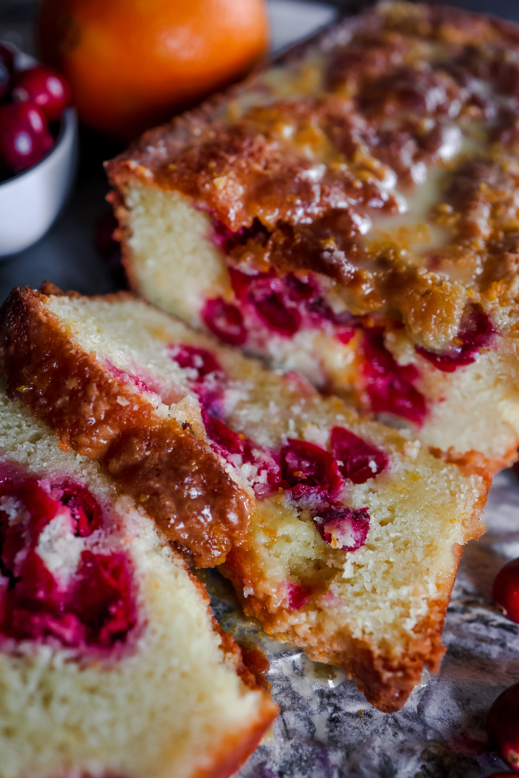 Cranberry Orange Pound Cake