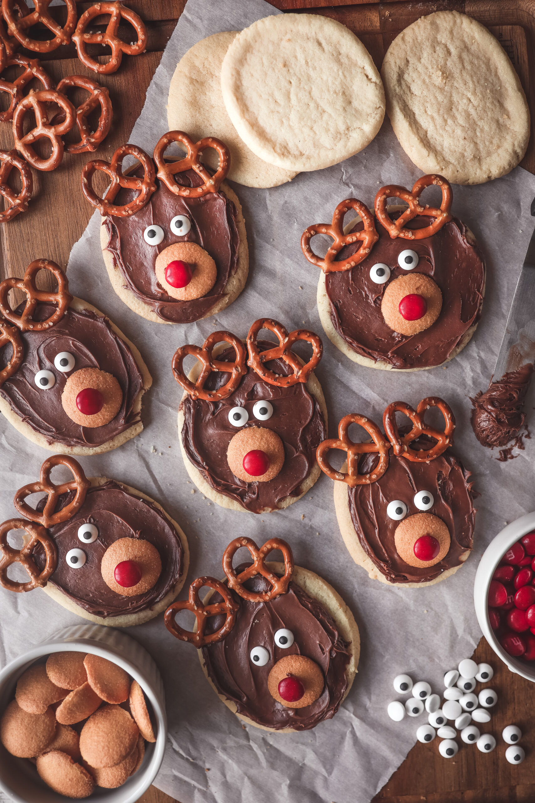 Reindeer Sugar Cookies