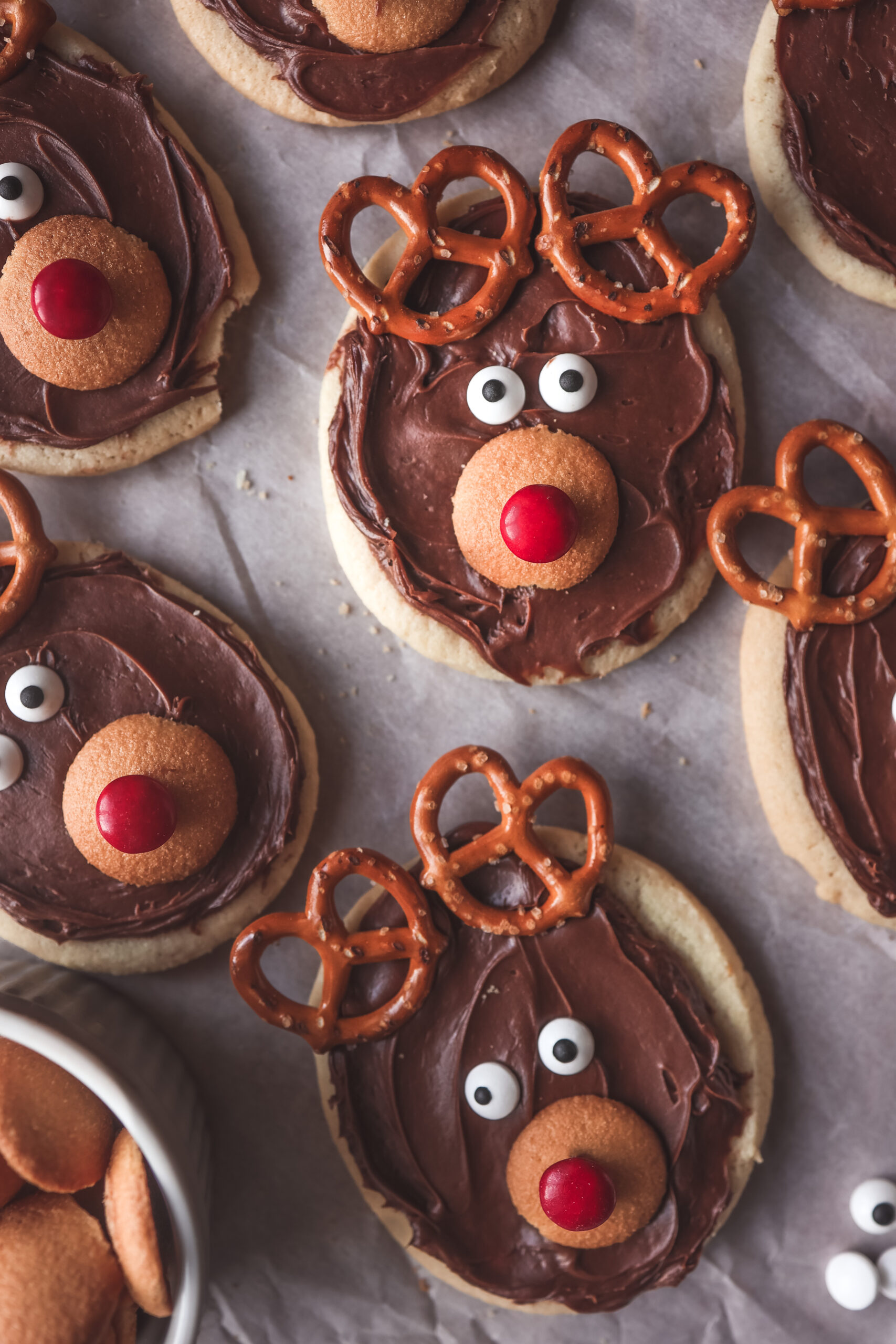 Reindeer Sugar Cookies