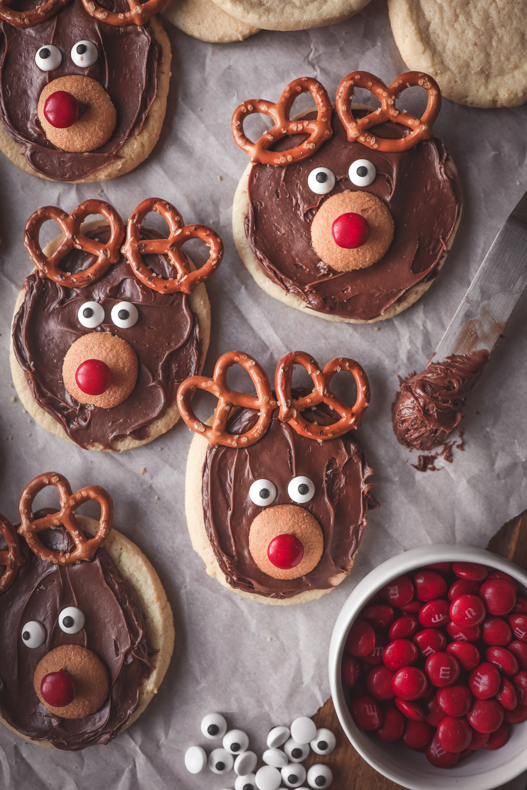 Reindeer Sugar Cookies