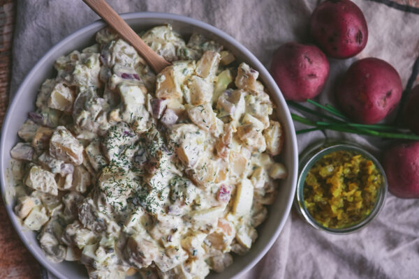 Dill Pickle Potato Salad - Lolo Home Kitchen