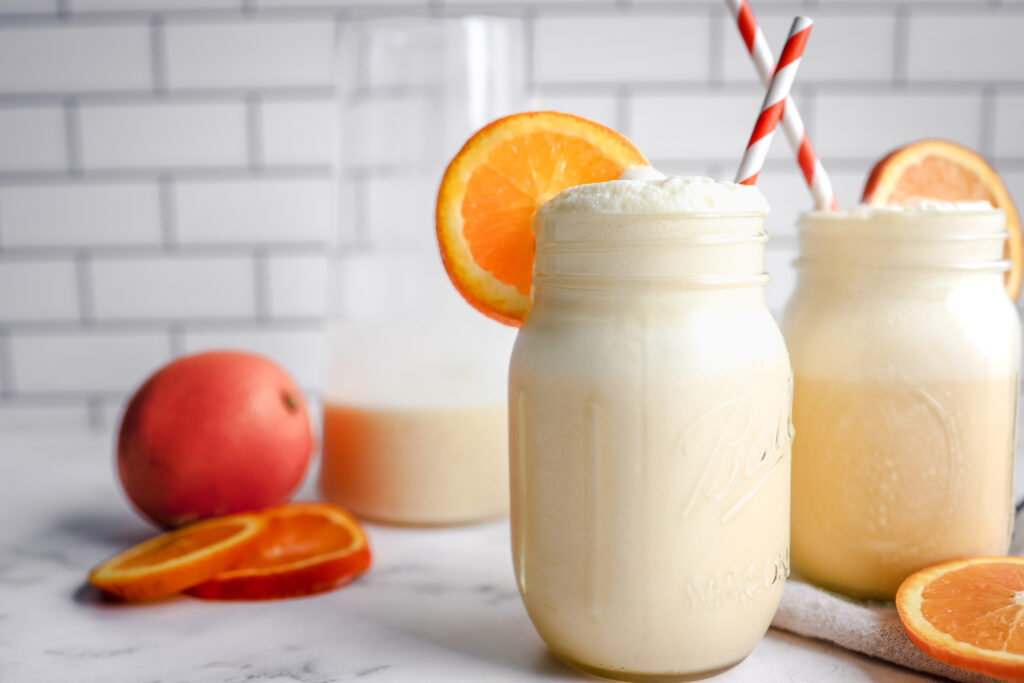 orange creamsicle slushie