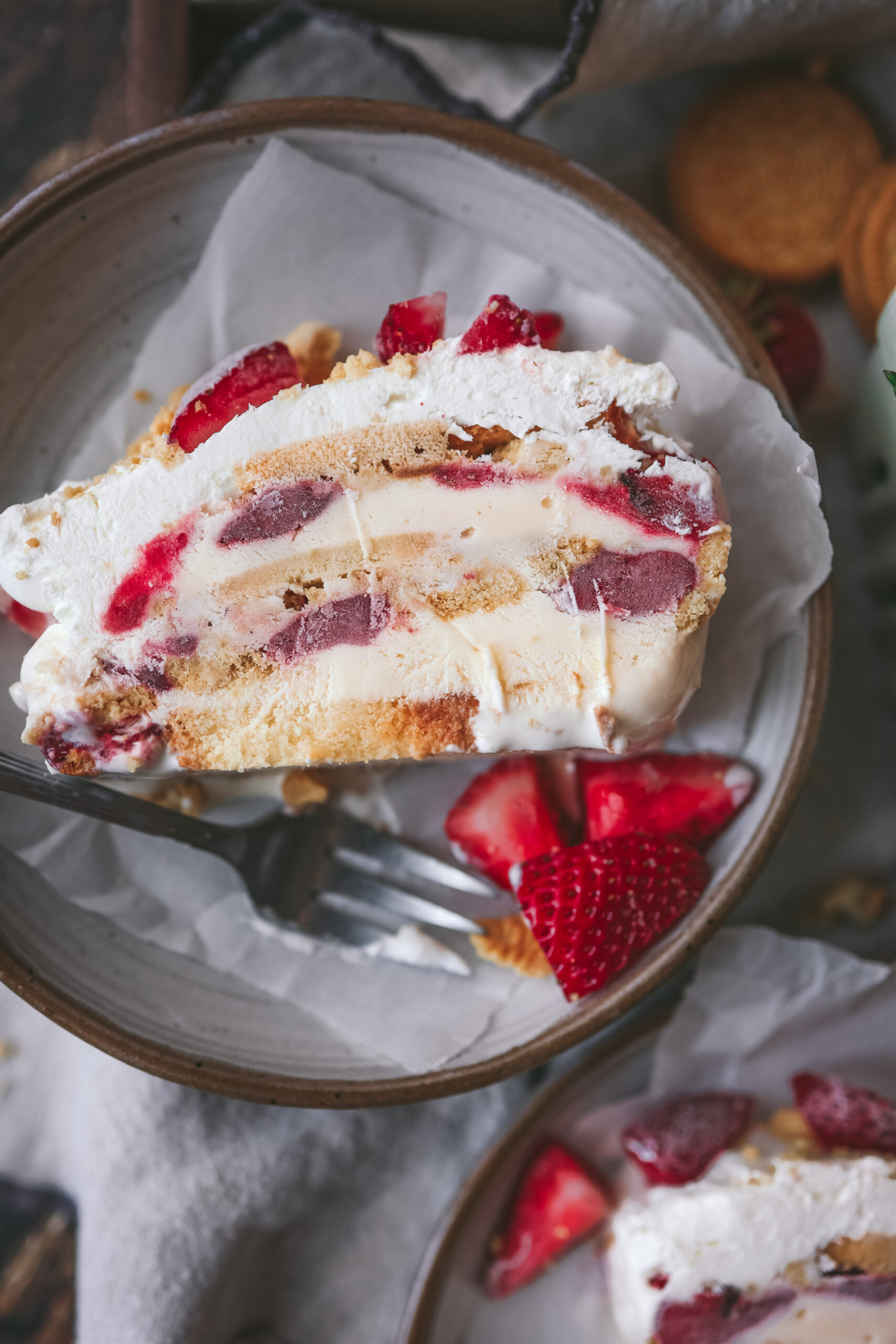 Strawberry Shortcake Ice Cream Cake recipe