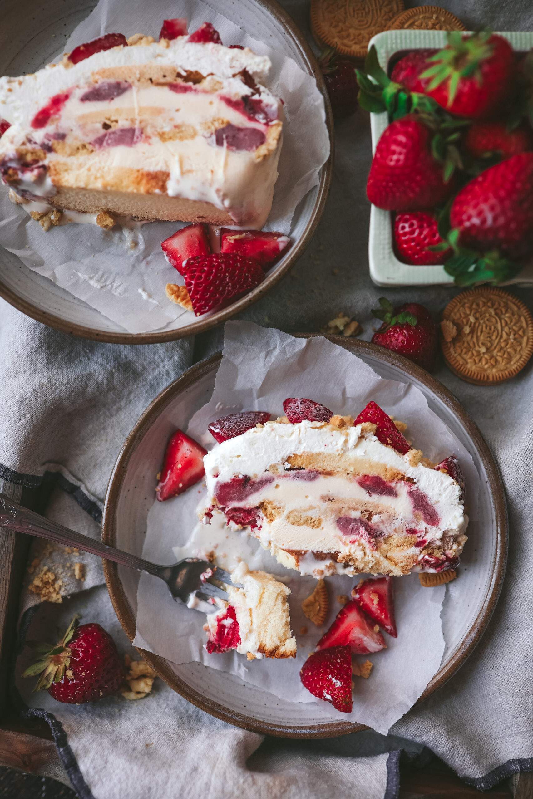 Strawberry Shortcake Ice Cream Cake recipe