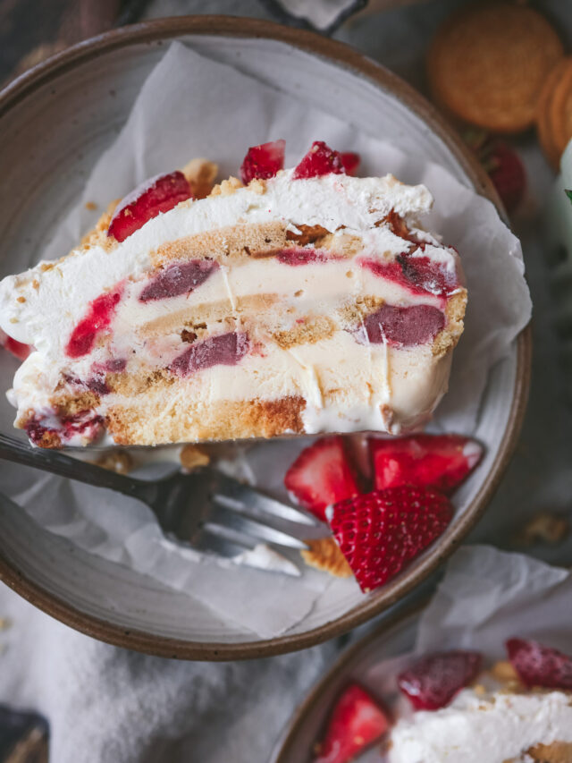 Strawberry Shortcake Ice Cream Cake recipe