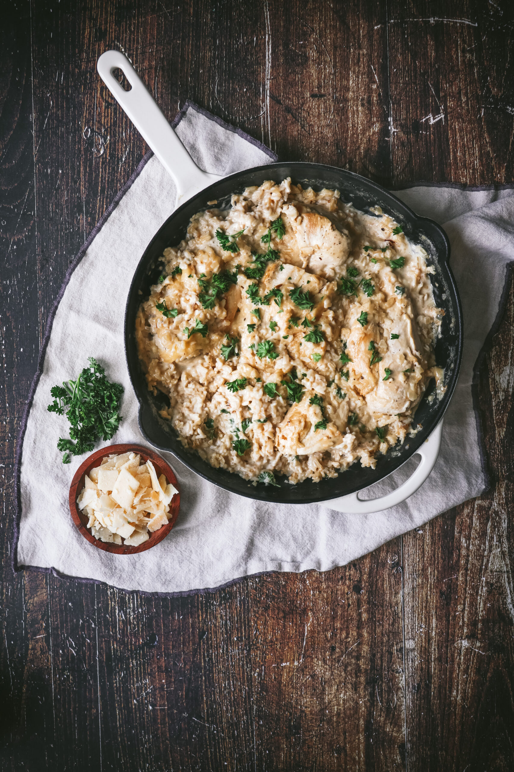 Parmesan Chicken and Rice Recipe