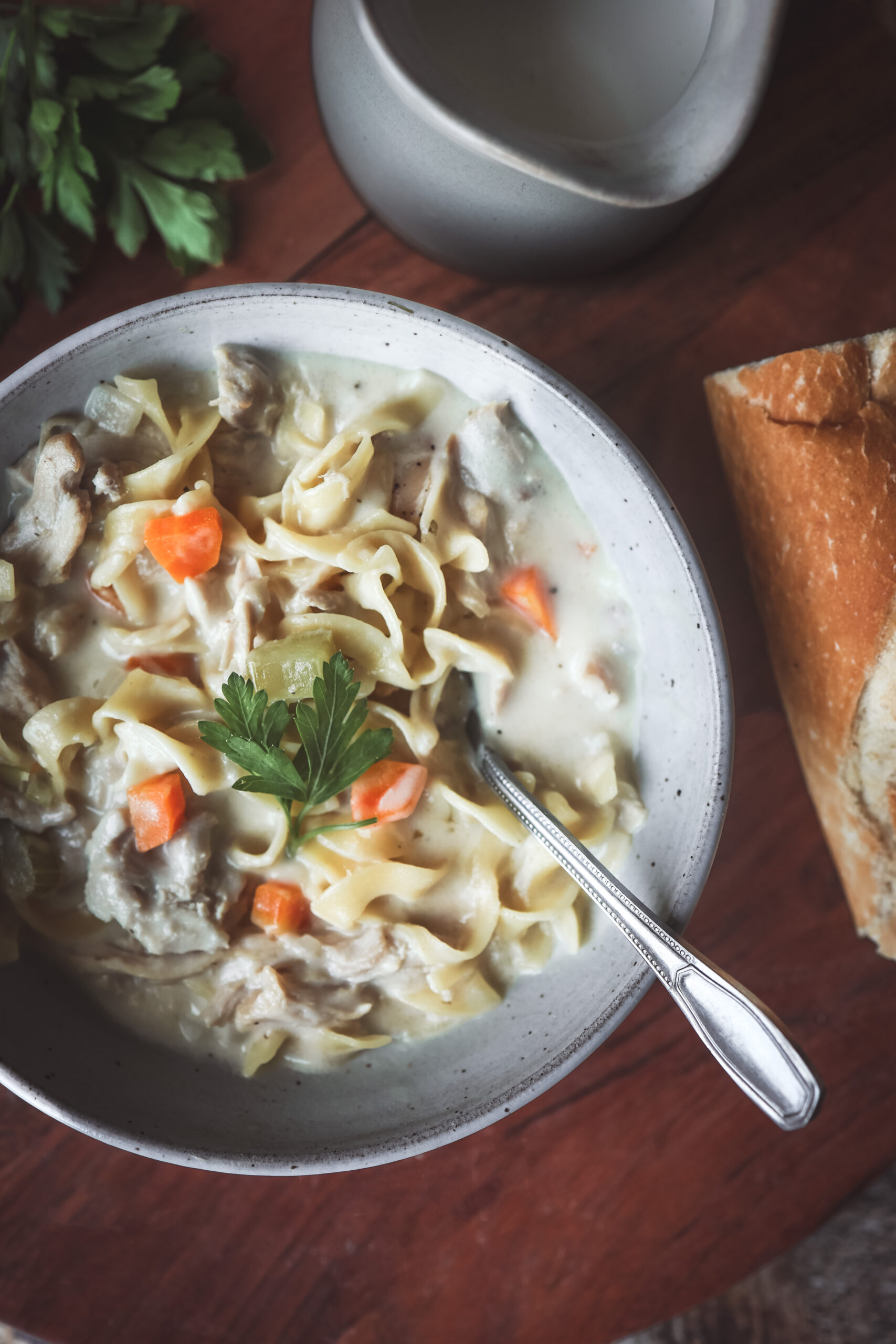 Creamy Chicken Noodle Soup