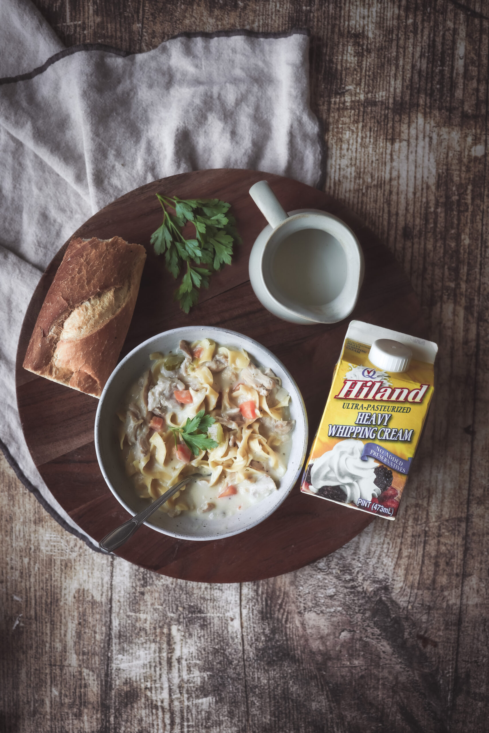 Creamy Chicken Noodle Soup