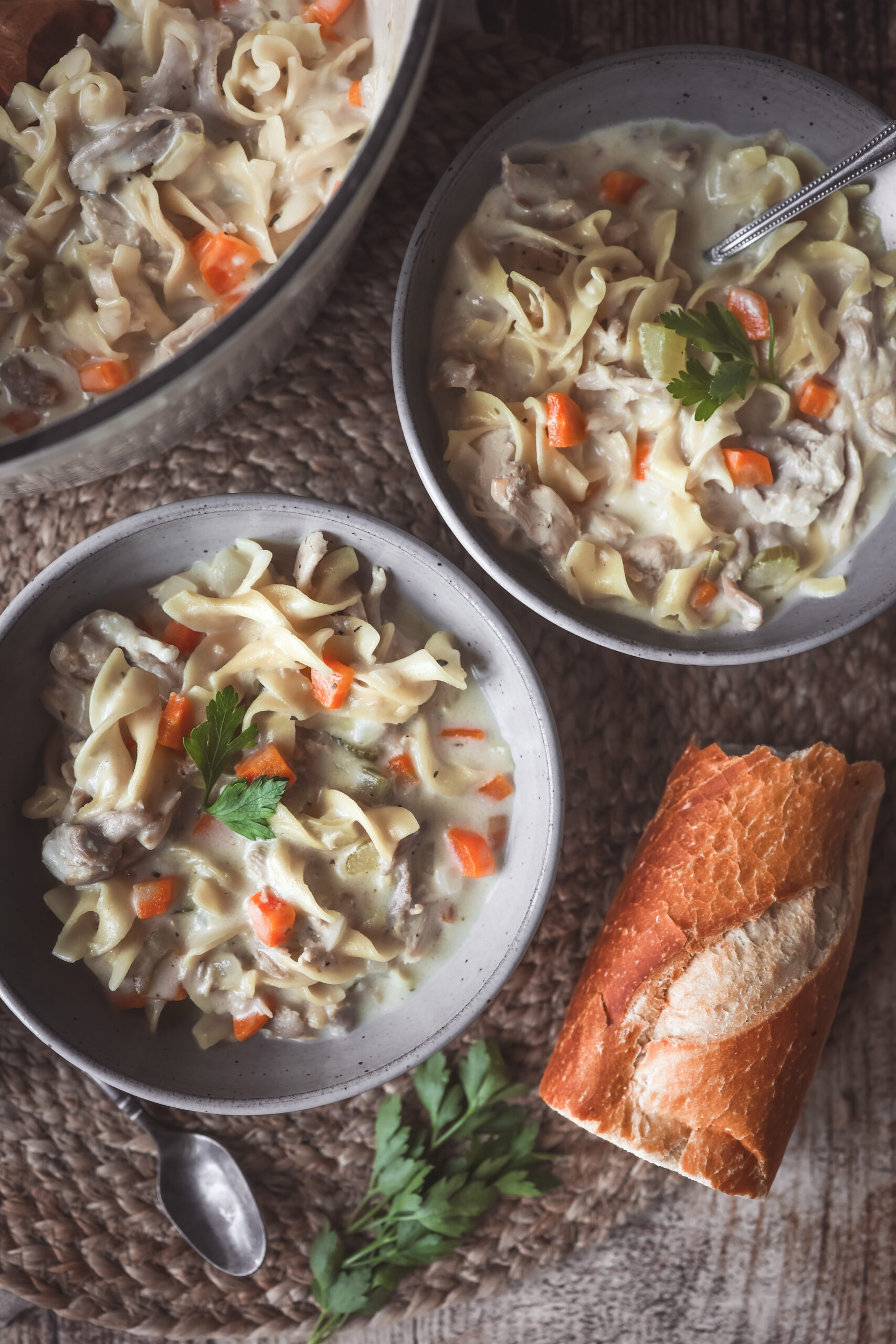 Creamy Chicken Noodle Soup