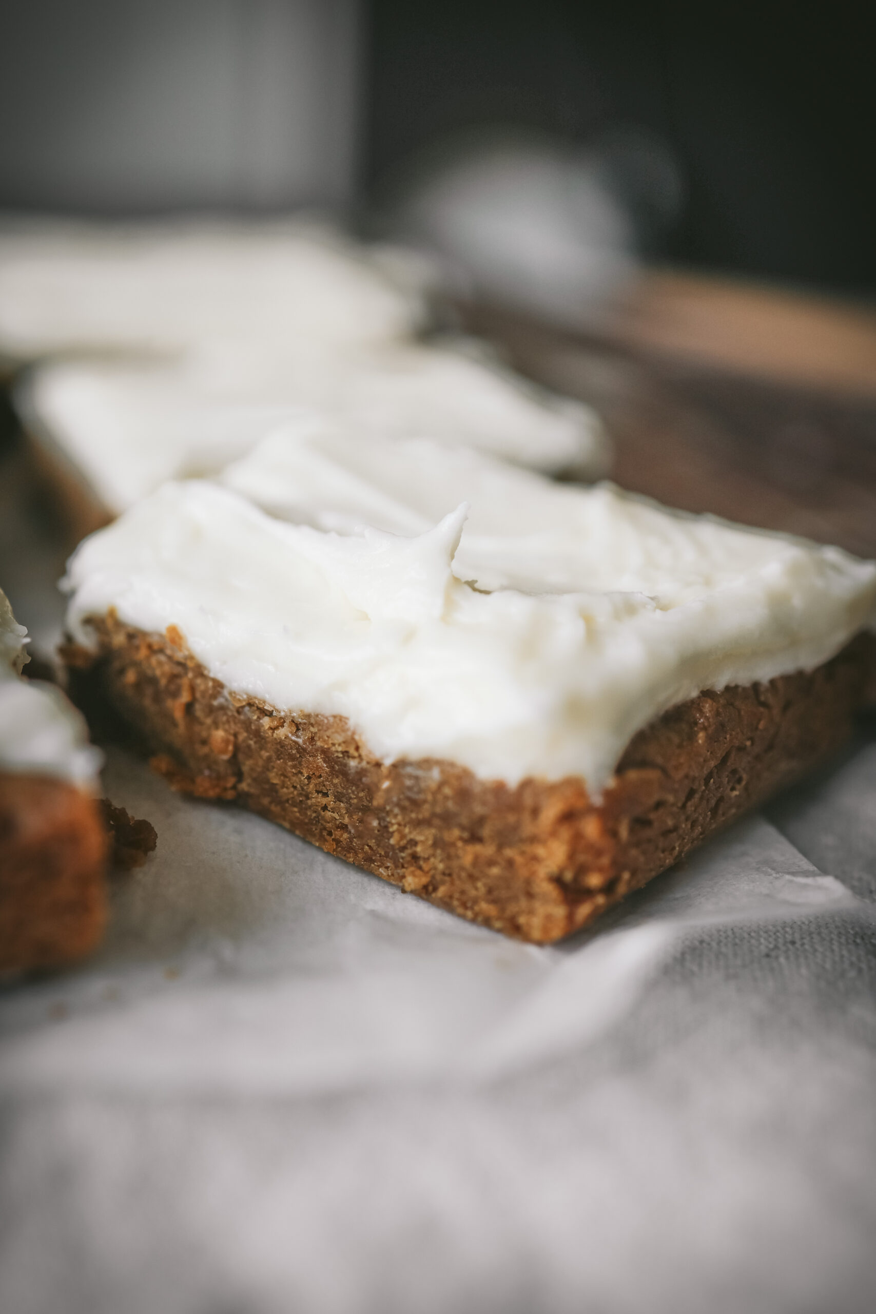 Gingerbread Cookie Bars