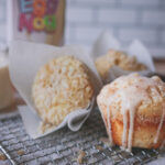 Eggnog Muffins with Eggnog Glaze