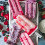 Yogurt and Fruit Swirl Popsicles