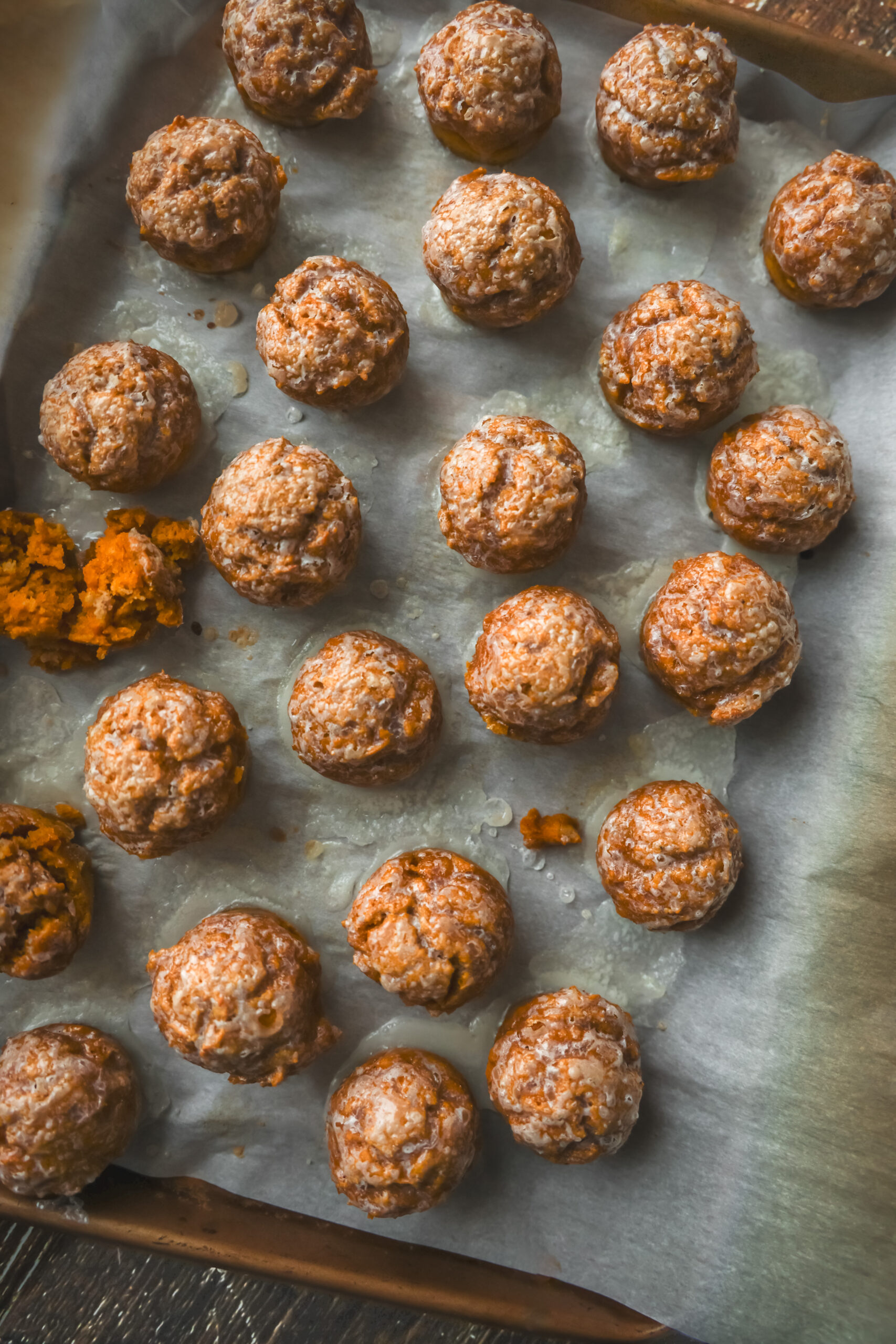 Baked Pumpkin Fritters