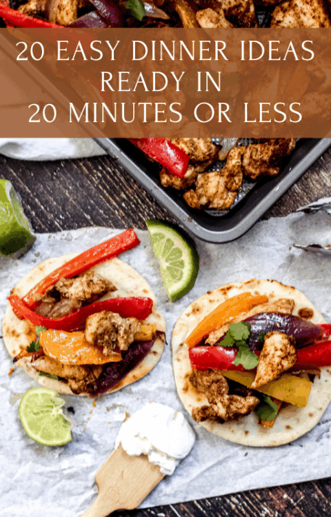 20 dinners in 20 minutes
