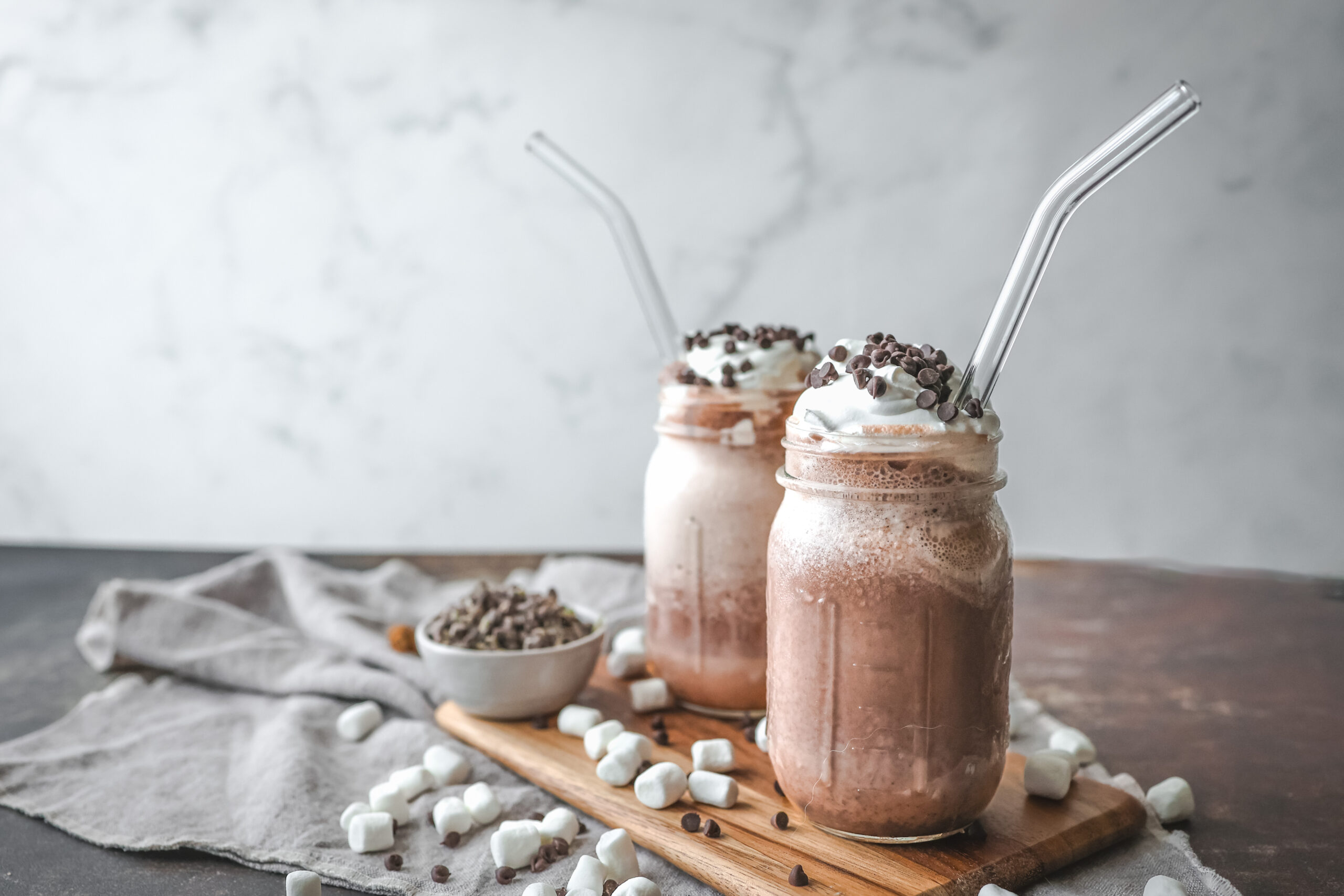 Frozen Mint Hot Chocolate