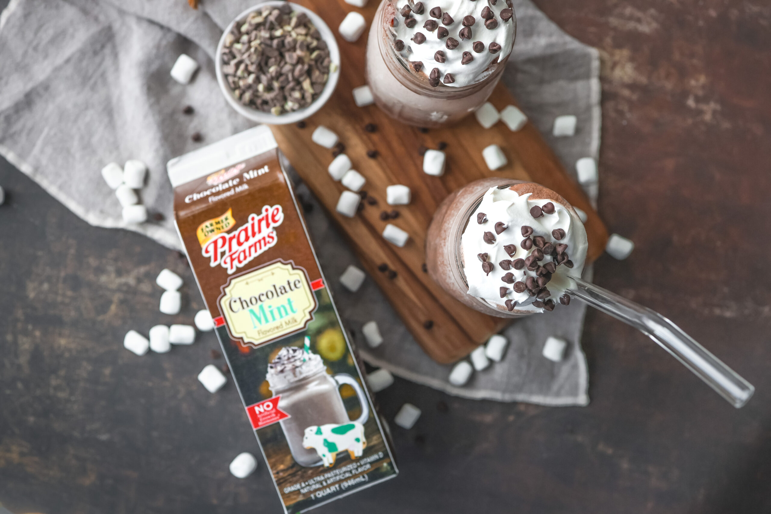 Frozen Mint Hot Chocolate