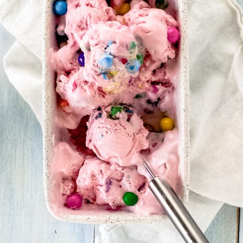 Bubblegum No Churn Ice Cream Recipe